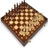 Beautiful Handcrafted Wooden Chess Set with Wooden Board and Handcrafted Chess Pieces - Gift idea Products (16" (40 cm) ORN) view 2