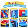 Causeair Giant Inflatable Bounce House with Water Slide,Wet & Dry Use,Basketball Hoop,Climbing Wall,Heavy Duty GFCI Blower,Bouncy Castle with Ball Pit view 3