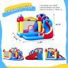 Causeair Giant Inflatable Bounce House with Water Slide,Wet & Dry Use,Basketball Hoop,Climbing Wall,Heavy Duty GFCI Blower,Bouncy Castle with Ball Pit view 4