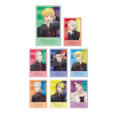 Tokyo Revengers Trading ANI Art Vol. 2 Card Stickers, Box of 8