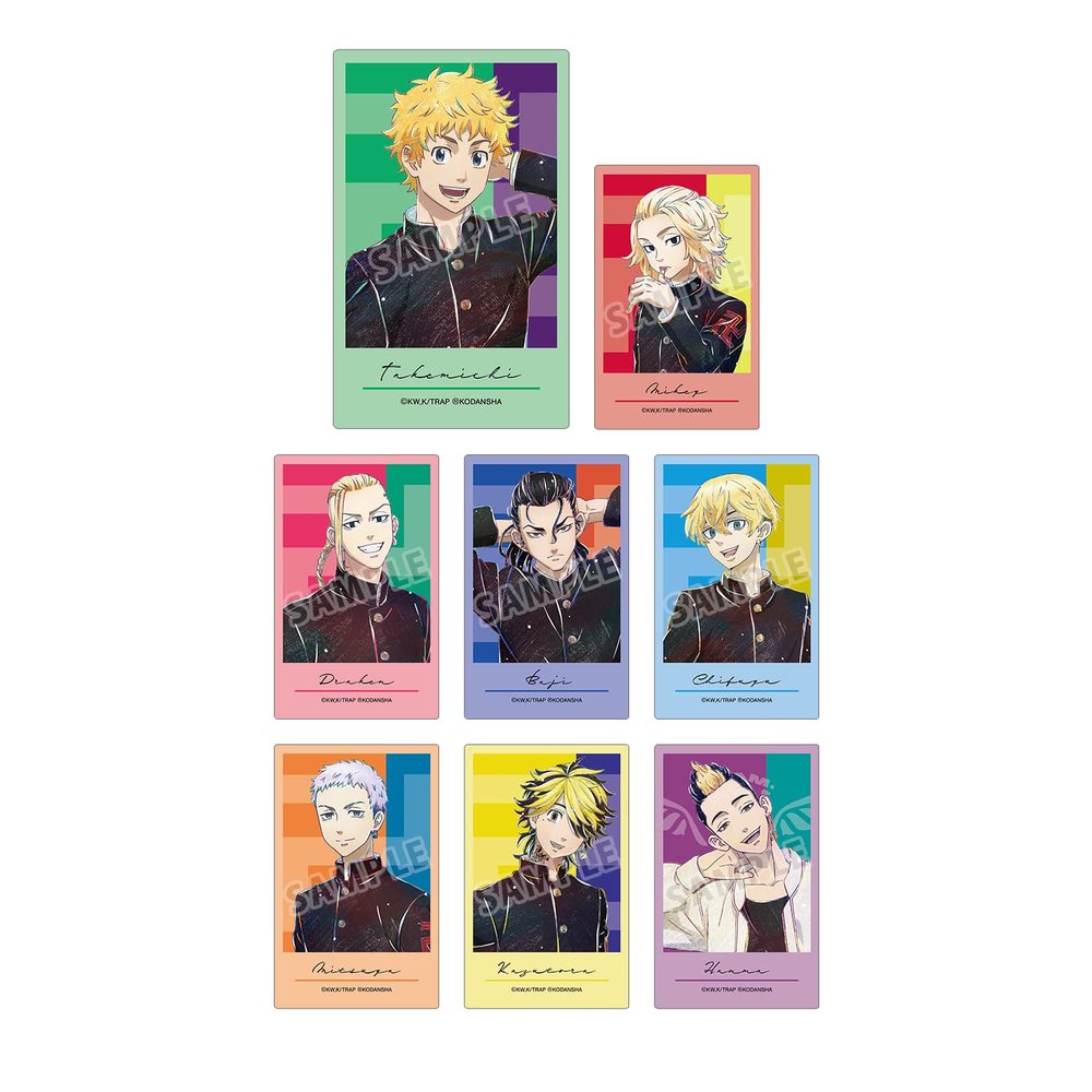 Tokyo Revengers Trading ANI Art Vol. 2 Card Stickers, Box of 8