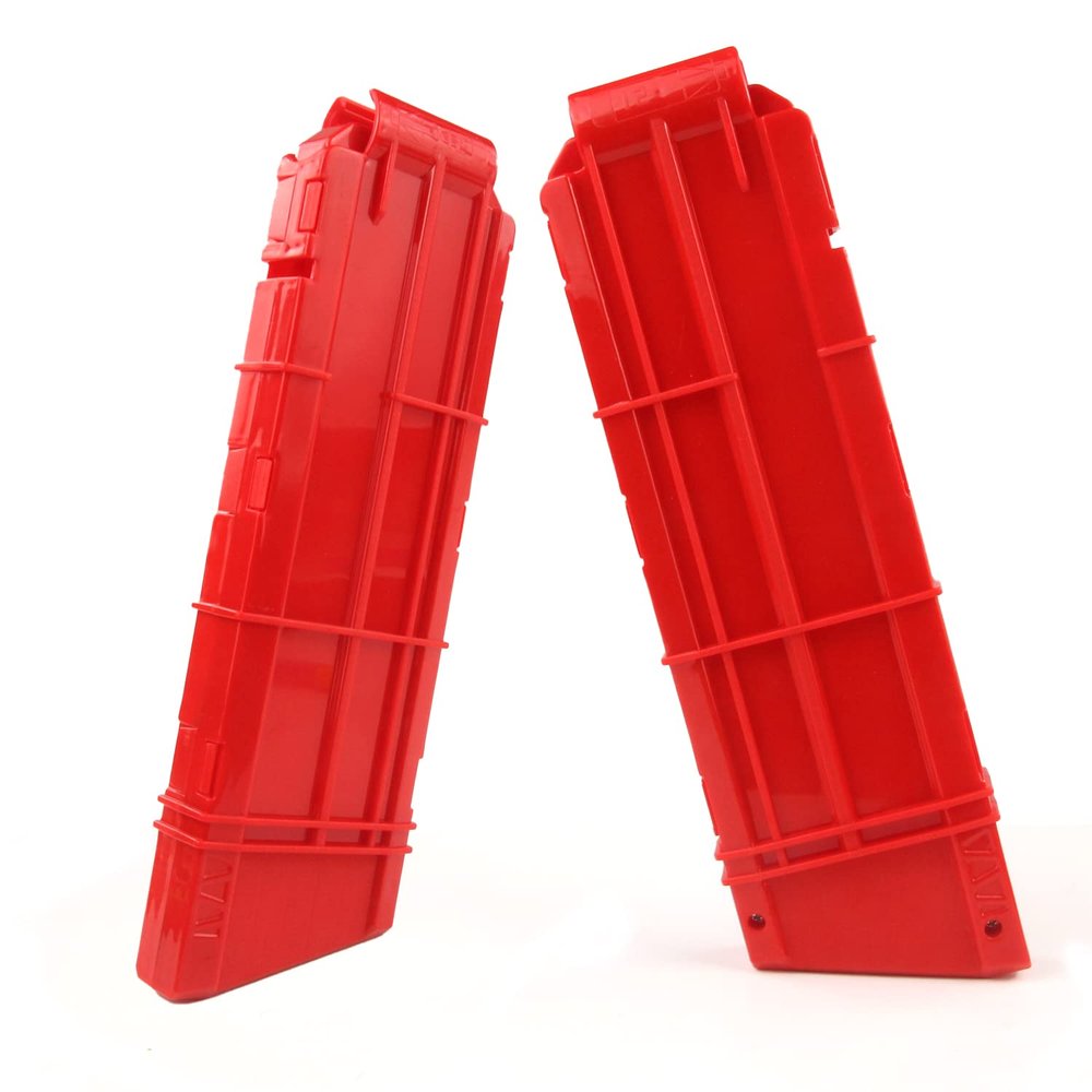 TORMEN Quick Reload Ultra Clip,12-Darts Magazines Compatible for Nerf Ultra Magazine (Red, 2PCS