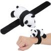 Kisangel Panda Slap Bracelet Stuffed Animal Snap Band Jungle Themed Party Favor Kids Soft Plush Wristband for Birthday view 1