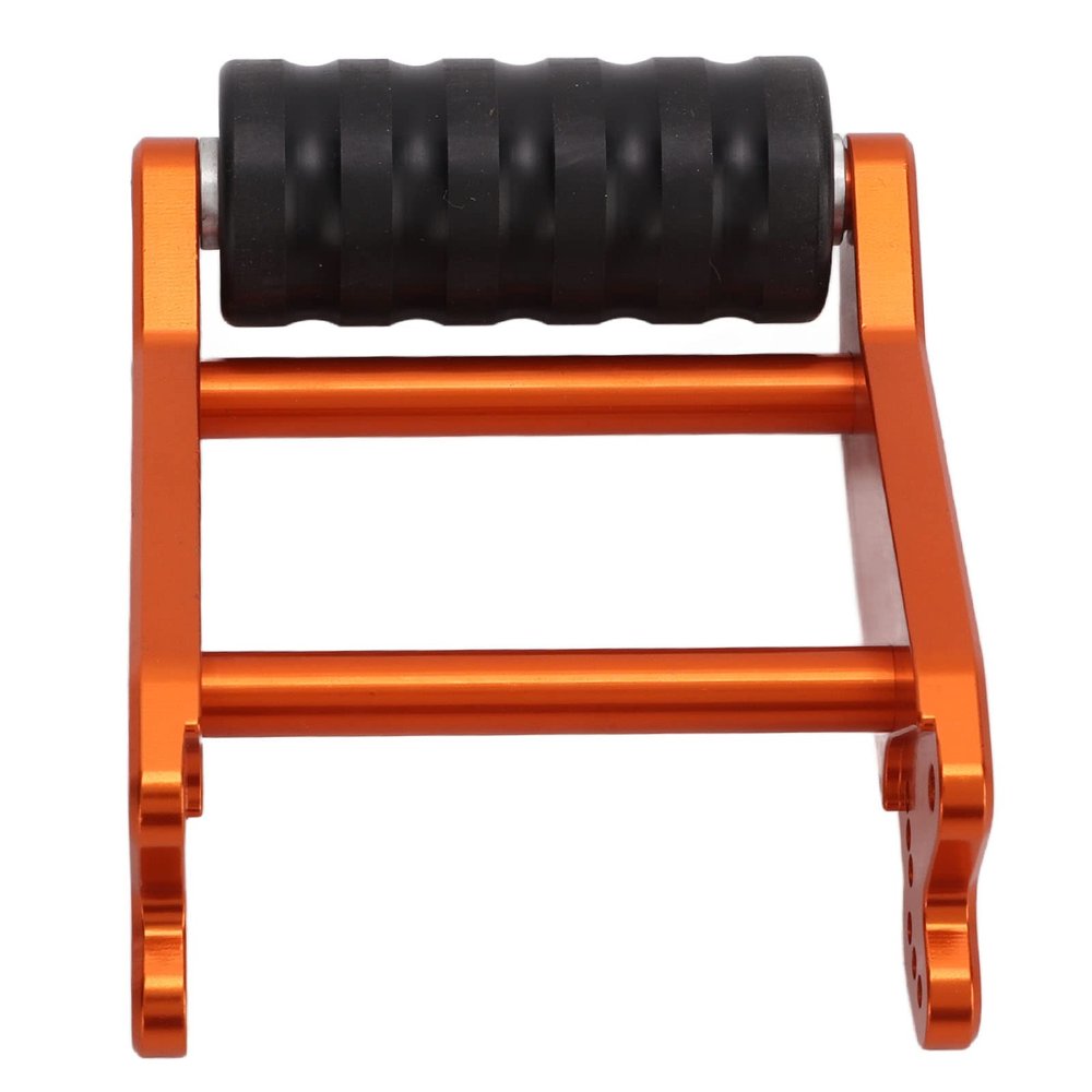 RC Rear Up Wheel, Aluminum Alloy Adjustable Rear Up Wheel Model Car Accessories for 1/8 LMT Solid Axle Truck LOS04022 Remote Control Car (Orange)