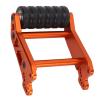 RC Rear Up Wheel, Aluminum Alloy Adjustable Rear Up Wheel Model Car Accessories for 1/8 LMT Solid Axle Truck LOS04022 Remote Control Car (Orange) view 4