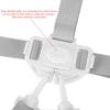 5 Point Harness Kids Travel Replacement Straps High Chair Straps with Secure Buckle for Strollers Car Seats Folding Chairs White view 4