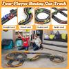 Slot Car Race Track Sets with 4 High-Speed Racing Car, Battery or Electric Race Car Track for Boys and Kids, Dual Racing Game Lap Counter Circular Overpass Track, Gifts Toys for Boys Kids Age 6 7 8-12 view 2