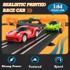 Slot Car Race Track Sets with 4 High-Speed Racing Car, Battery or Electric Race Car Track for Boys and Kids, Dual Racing Game Lap Counter Circular Overpass Track, Gifts Toys for Boys Kids Age 6 7 8-12 view 3