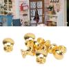 Keenso Dollhouse Door Handle Knobs, 8pcs 1:12 Scale Rustproof Metal Dollhouse Pull Handle Dollhouse Accessories (Gold) view 4