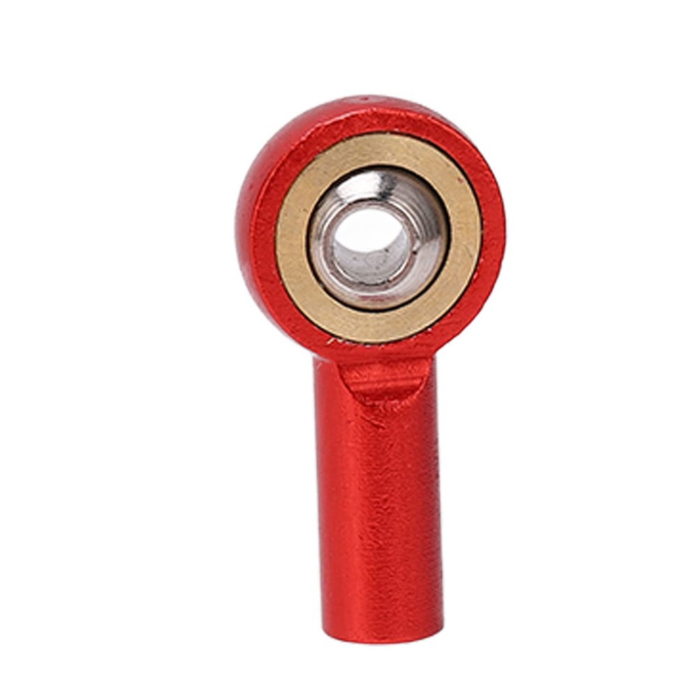 RC Truck M2 Ball Head, 10pcs Aluminum Alloy M2 Tie Rod End Ball RC Truck M2 Ball for RC Remote Control Car, Robot RC Car Part (Red)