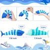 Fidget Toys Shark and Dolphin Sensory Toys for Autistic Children Toddler Airplane Car Travel Essential Toys Slug Fidget Toys for Kids & Adults, Valentines Day Gift for Kids Toddlers Girls and Boys view 2