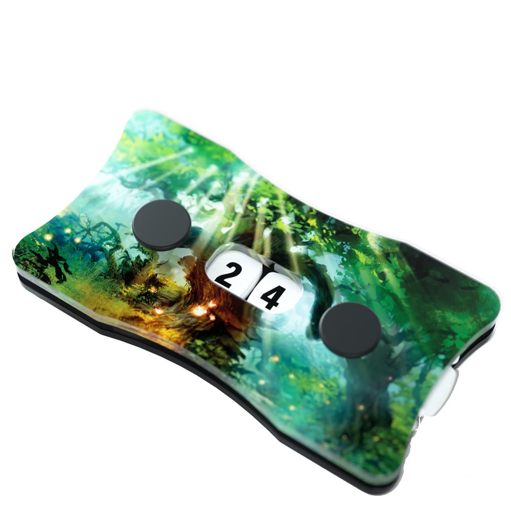 Gamegenic Life Counter  Life Counters Double Dials: Forest  Smooth & Tough  Compatible with Magic The Gathering Commander Deck, Marvel Champions  Play MTG, TCG, LCG