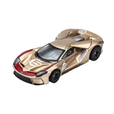 AFX/Racemasters Ford GT Heritage #5 Gold AFX22061 HO Slot Racing Cars