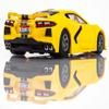 AFX/Racemasters Corvette C8 Accelerated Yellow AFX22013 HO Slot Racing Cars view 4