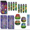 Unique Teenage Mutant Ninja Turtles TMNT Birthday Party Bundle includes 8 Favor Loot Bags, 8 Party PaperMasks, 8 Stickers Sheets, 8 MiniSkateboards, 1 Dinosaur Sticker Sheet view 1