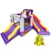 Cloud 9 Inflatable Unicorn Bounce House with Blower, Bouncer for Kids with Two Slides and Large Jumping Area view 1
