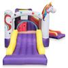 Cloud 9 Inflatable Unicorn Bounce House with Blower, Bouncer for Kids with Two Slides and Large Jumping Area view 2