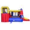 Cloud 9 Inflatable Rocket Bounce House with Blower, Bouncer for Kids with Two Slides and Large Jumping Area view 4