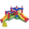 Cloud 9 Inflatable Castle Bounce House with Blower, Bouncer for Kids with Two Slides and Jumping Areas view 1