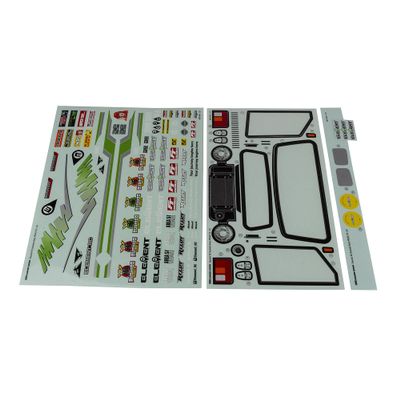 Team Associated Enduro Bushido Decal Sheets, ASC42175