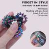 Metal Fidget Toys - Quiet Infinity Gear Fidget Toy - Unique Movement Fidget Tool - Improve Dexterity and Focus - Ideal Gifts for Adults - Relief Stress Anxiety EDC Fidget view 2