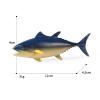 Amagogo Sea Life Marine Animals Fish Model Fish Tank Landscape Action Figures Collection Lifelike Animal Figurines for Kids Birthday Gifts Ornaments, Style D view 3