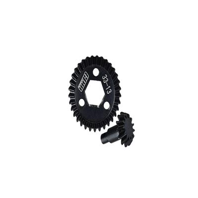GPM Upgrades Medium Carbon Steel Bevel Gear Set 33T/13T for 1/18 UTB18 Capra 4WD Unlimited Trail Buggy (AXI01002) Rc Cars