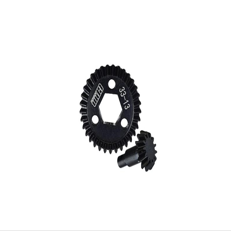 GPM Upgrades Medium Carbon Steel Bevel Gear Set 33T/13T for 1/18 UTB18 Capra 4WD Unlimited Trail Buggy (AXI01002) Rc Cars