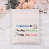 MNIGIU Funny Mahjong Bag with Pocket Mahjong Lover Gift Board Game Fan Gift view 3