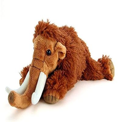 TAMMYFLYFLY Lifelike Woolly Mammoth Plush,13" Mammoth Stuffed Animal,Soft Elephant Plush Toy, Stuffed Toy,Cuddly Toys (30cm)