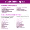 Pharmacology Flash Cards  No Fluff  Nursing School Essentials for Students  2026 NCLEX ATI HESI Review LPN RN Flash Cards (223 Cards) view 4