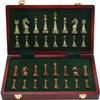 OLOTU Portable Chess Metal Chess Set Pieces Inlaid Retro Professional Set Chess Premium Quality Rosewood Chess Board Storage Family Game Travel Funny view 4