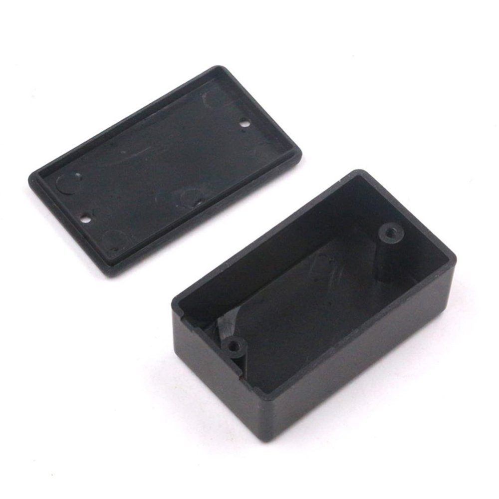 TECKEEN Black RC Car RC Ship Remote Control Model Dedicated Receiver Waterproof Box 60x35x25mm