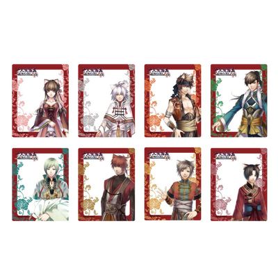 13 Enforcement Gi Tsuki Sangokuden 1 2 01 Blind [8 Types in Total] [Official Illustration] Acrylic Cards Box of 8