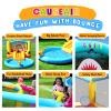 Causeair Inflatable Bounce House with Ball Pit & Water Slide,Wet & Dry Use,Water Spray Gun,Basketball Hoop,Bouncy House for Little Kids view 3