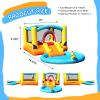 Causeair Inflatable Bounce House with Ball Pit & Water Slide,Wet & Dry Use,Water Spray Gun,Basketball Hoop,Bouncy House for Little Kids view 4