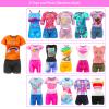 BARWA 10 Sets Doll Clothes Including 5 Fashion Floral Dresses 5 Sets Casual Outfits Tops and Trousers, Shorts for 11.5 inch Girl Dolls view 4