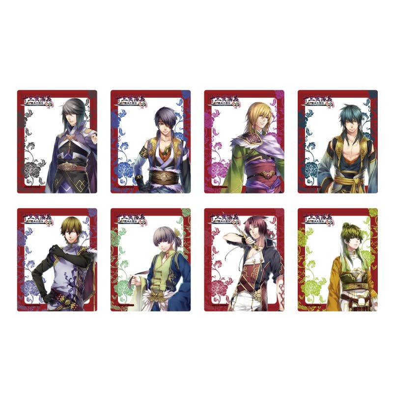13 Enforcement Gi Tsuki Sangokuden 1 2 02 Blind [8 Types in Total] [Official Illustration] Acrylic Cards Box of 8