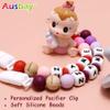 Personalized Multicolor Stroller Clip with Name (Red) view 4