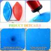 Nakotii 6PCS Playground Balls,8.5 Inch Inflatable Dodge Balls,Dodgeball Balls,Rubber Bouncy Dodge Ball with 1 Hand Pump for Indoor Outdoor Games Camps Schoolyard Picnic view 3