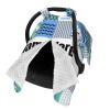 Personalized Baby Car Seat Canopy for Babies with Name, Custom Car Seat Covers for Boys Girls, Infant Opening Minky Nursing Breastfeeding Stroller Cover Carseat Canopies for Newborn (Cute Shark) view 2