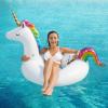 Inflatable Unicorn Flamingo Pool Floats - Jasonwell 2 Pack Pool Floaties Inflatables Rafts for Swimming Pool Tubes for Floating Lake Beach Floaty Swim Rings Pool Party Toys for Adults Kids view 2