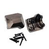 CODA RACING 2Pcs Brass Diff Cover Front&Rear Axles Housing Cover for 1/10 RC Crawler Car TRX4 Upgrade Parts-Replaces Part 8280 view 2