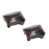 CODA RACING 2Pcs Brass Diff Cover Front&Rear Axles Housing Cover for 1/10 RC Crawler Car TRX4 Upgrade Parts-Replaces Part 8280 view 4