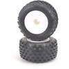 Schumacher Racing U6877 Stagger Rib-Yell-Truck Tyre - Pre-Glued pr view 1
