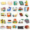 100 Pcs Book Stickers Bulk, Reading Sticker for Water Bottles, Library Stickers, Book Accessories for Reading Lovers, Vinyl Waterproof Sticker for Teens Adults Kids Students Teachers view 2