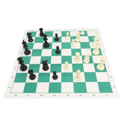 20 Portable Chess & Checkers Set, Portable Chess Set with Foldable PU Leather Board and Pieces, Zipper Storage Bag, Roll Up Chess Game Sets for Kids Adults