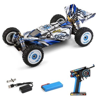 GoolRC WLtoys 124017 V2 RC Car, 1:12 Scale 2.4GHz Remote Control Car, 4WD 75km/h High Speed Racing Car, Off-Road Buggy Drift Car RTR with Brushless Motor and Metal Chassis for Adults