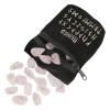 Jamron 25 Pcs Crystal Stone Engraved Rune Set with Velvet Pouch and Guidebook Future Telling Divination Game English Edition SN071173 Pink view 2