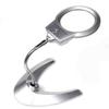 JUIYU Microscope Accessories Kit 2X 6X Desktop Metal Hose Illuminated with 2 LED Lamps Table Loupe Microscope Slides view 1